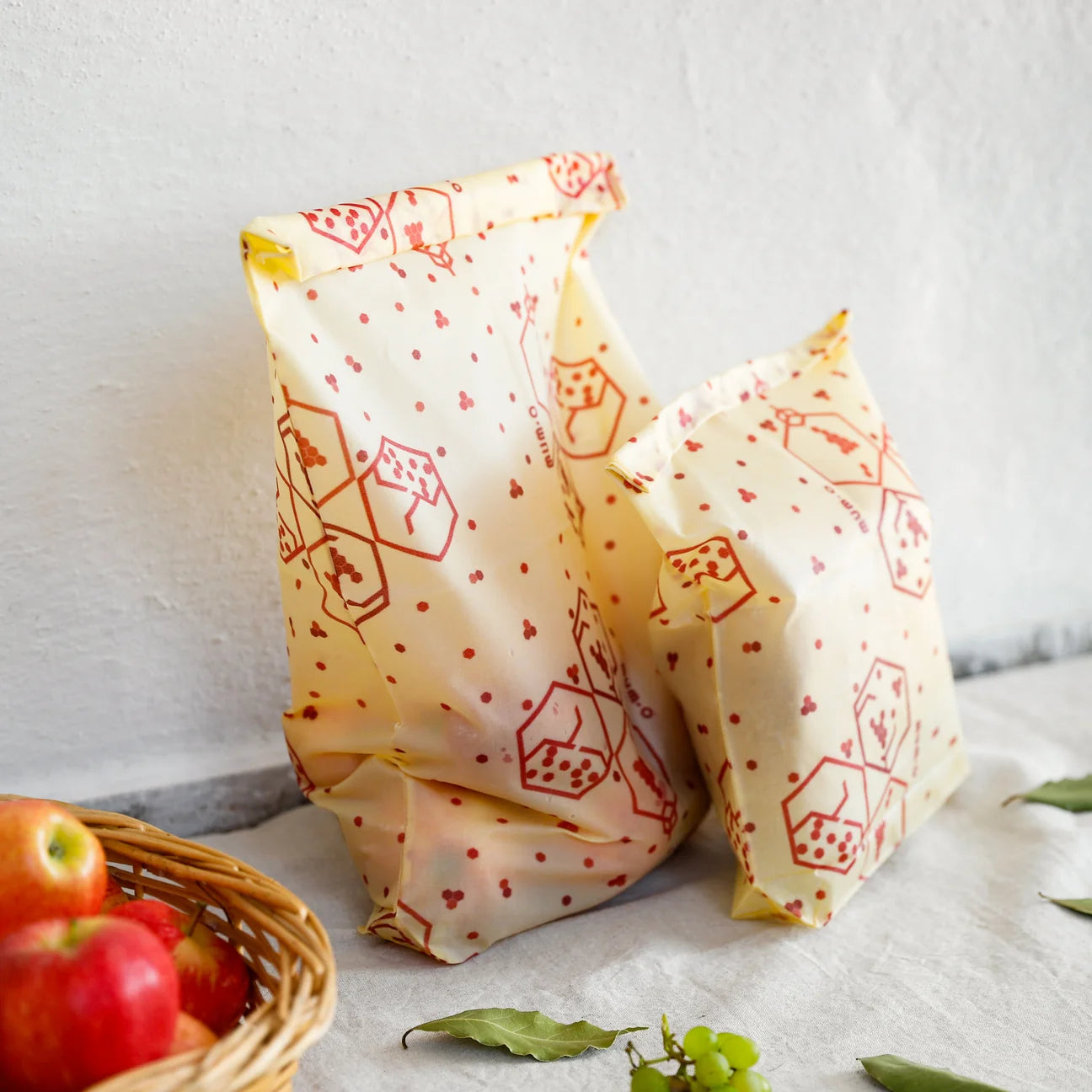 2 Piece Beeswax Pouch Set - Bereket Pattern