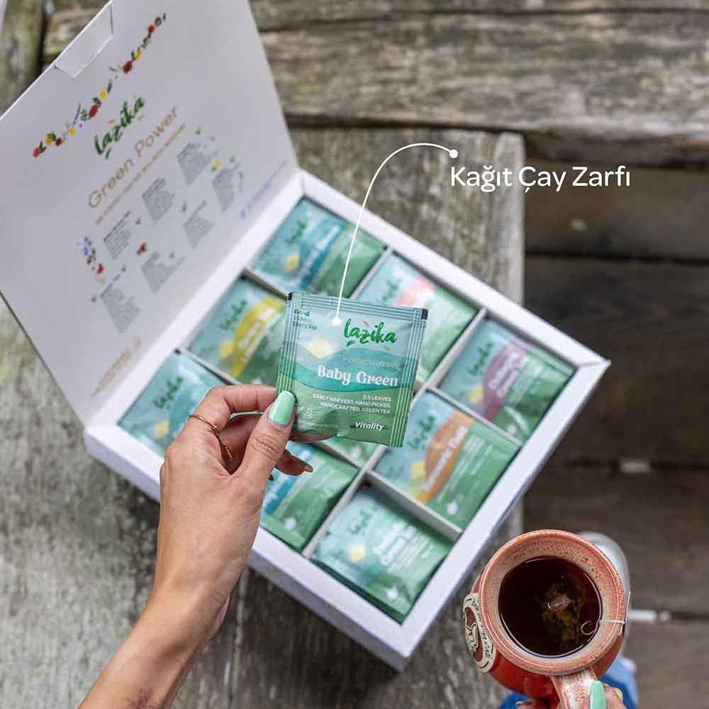 Green Power Green Tea Set