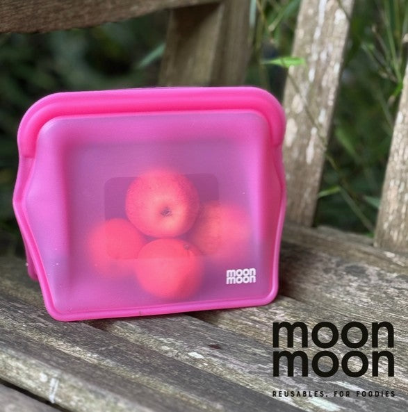 Moonmoon XL Silicone Storage Bag – 1500 ml, Set of 2 - Transparent