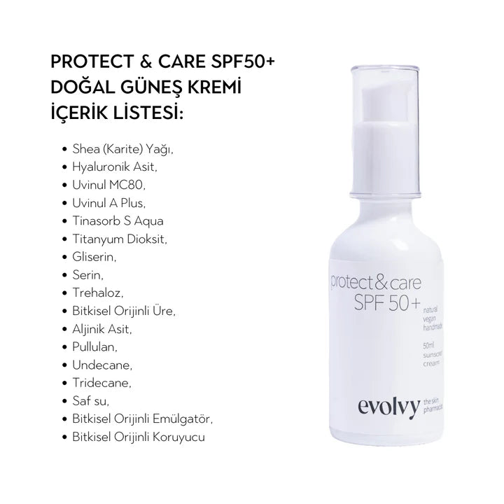 Protect & Care SPF 50+ – Hassas ve Çabuk Kızaran Ciltler İçin Nemlendirici Etkili Güneş Koruyucu