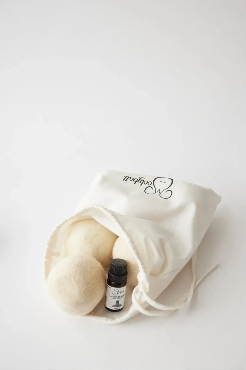 3-Pack Woolyball Wool Dryer Balls - 100% Organic