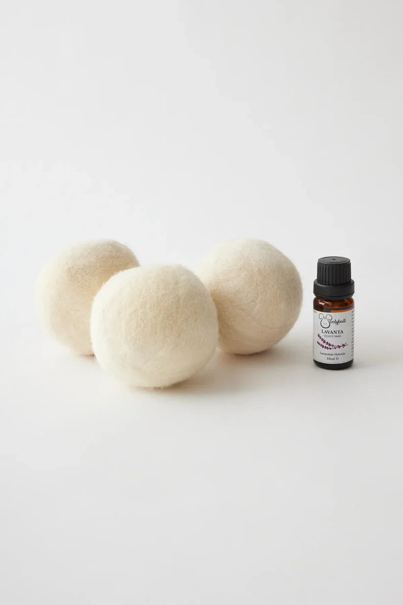 3-Pack Woolyball Wool Dryer Balls - 100% Organic