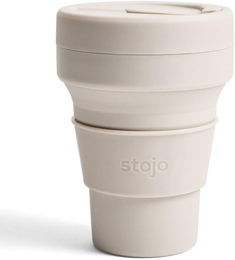 Stojo Collapsible Silicone Cup – 355 ml - Eucalyptus