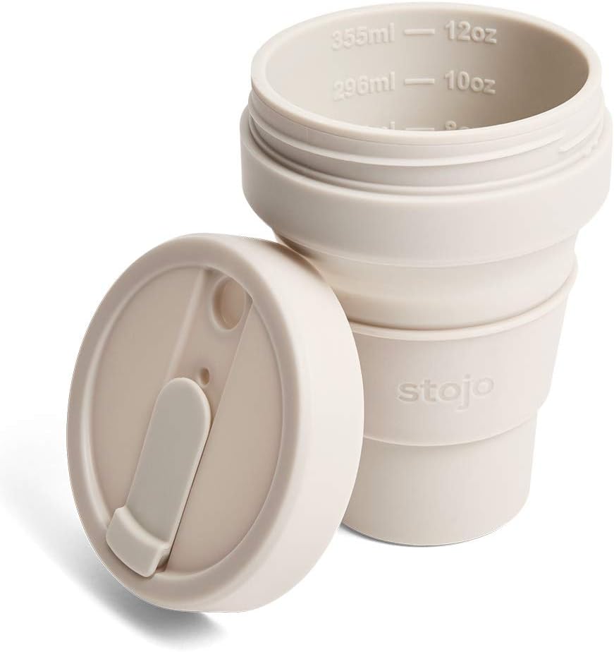 Stojo Collapsible Silicone Cup – 355 ml - Eucalyptus