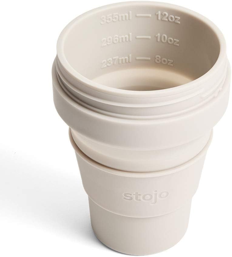 Stojo Collapsible Silicone Cup – 355 ml - Eucalyptus