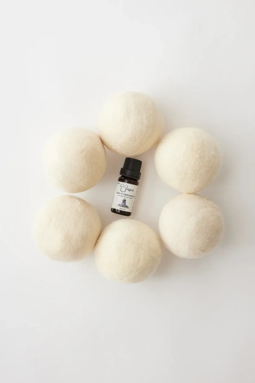 6-Pack Woolyball Wool Dryer Balls - 100% Organic