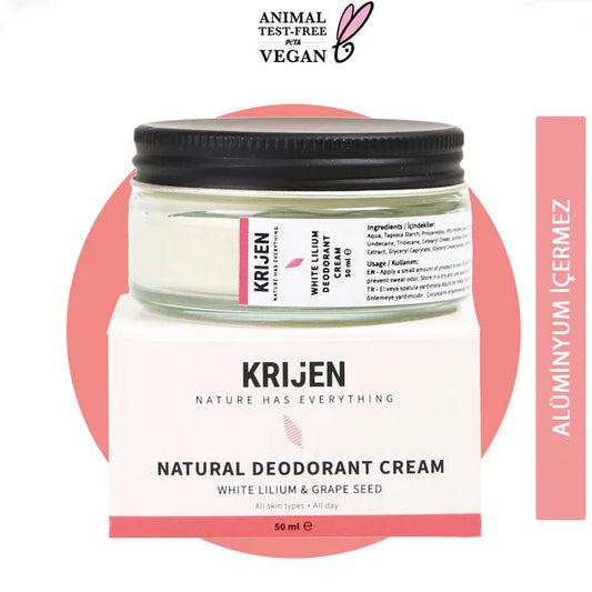 Beyaz Zambak & Üzüm Çekirdeği Krem Deodorant