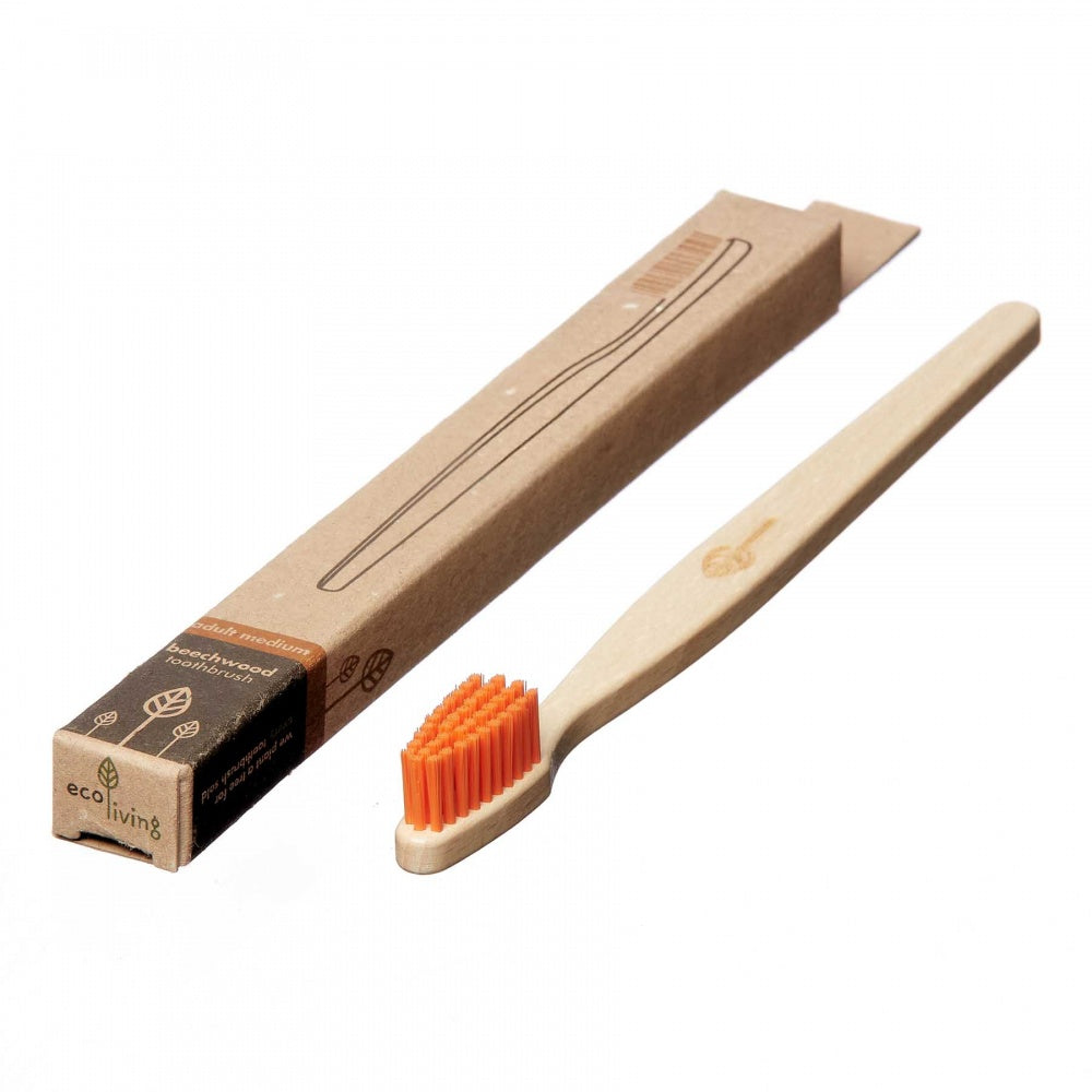 100% Plant-Based Beech Wood Toothbrush (FSC 100%)