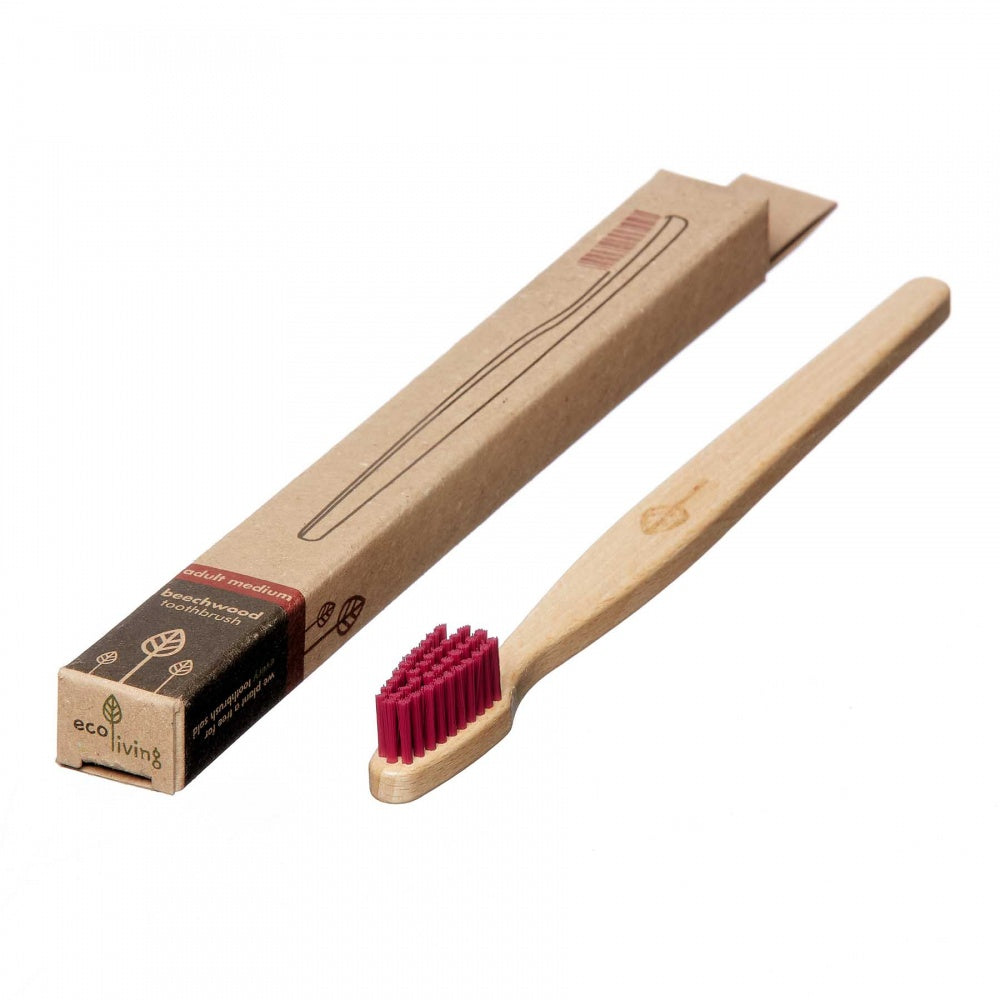 100% Plant-Based Beech Wood Toothbrush (FSC 100%)