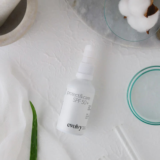 Protect & Care SPF 50+ – Hassas ve Çabuk Kızaran Ciltler İçin Nemlendirici Etkili Güneş Koruyucu