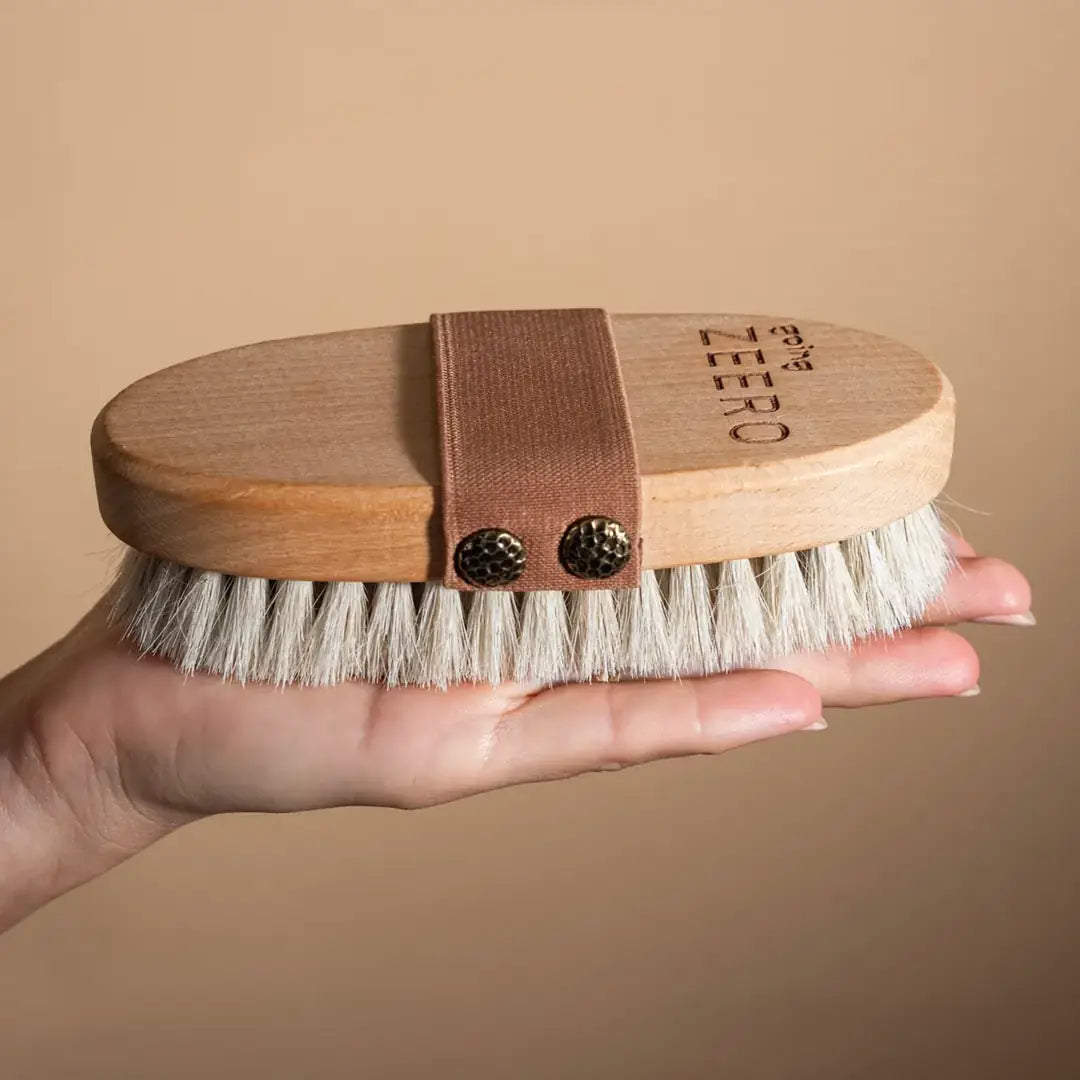 Natural Horsehair Body Brush - Dry Brushing