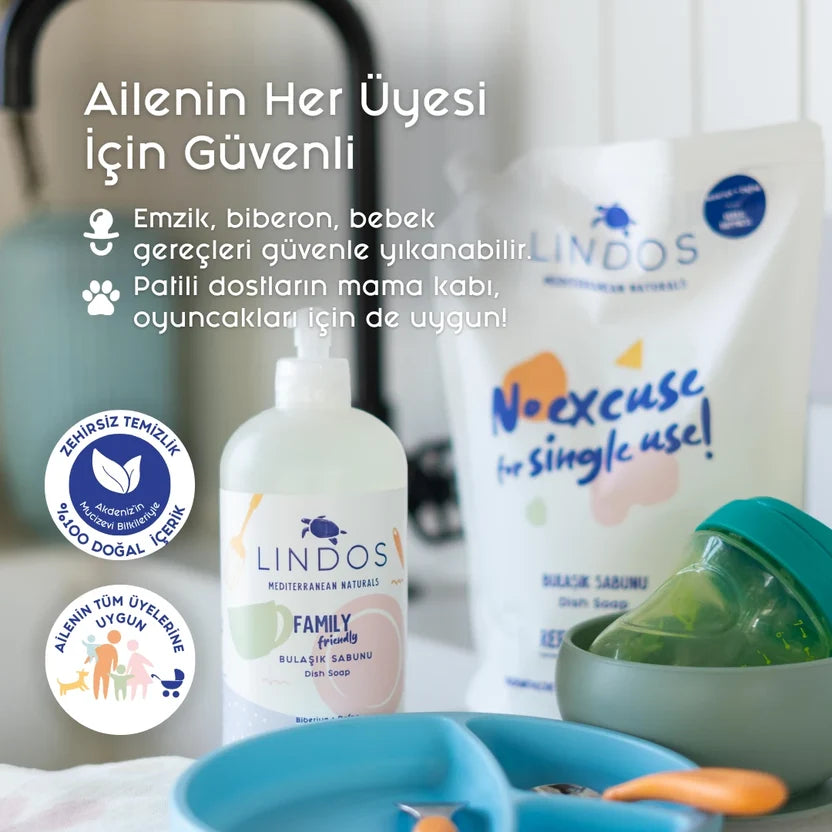 Elde Bulaşık Deterjanı Bitkisel Sabun - Lavanta 600 ml