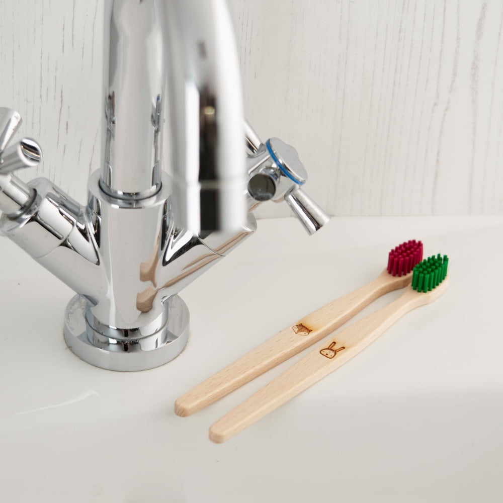 100% Plant-Based Beech Wood Toothbrush (FSC 100%)