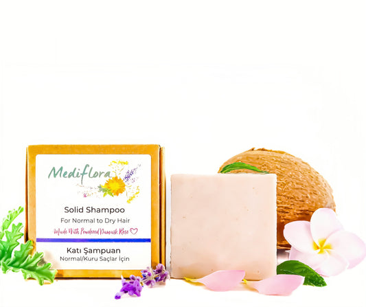 Normal ve Kuru Saçlar İçin Katı Şampuan – Besleyici Kakao & Hindistan Cevizi Yağı