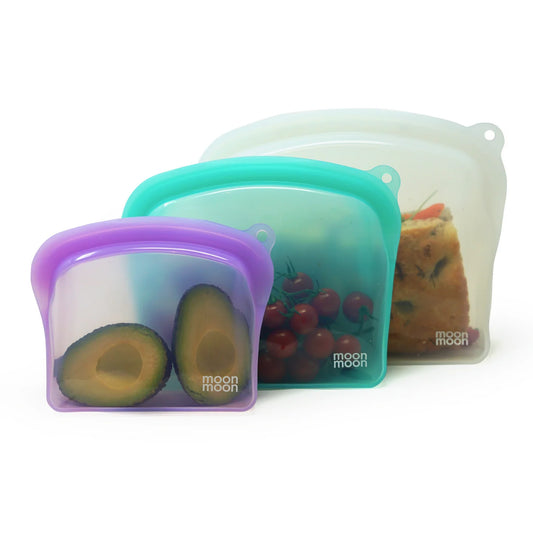 Moonmoon Curve Silikon Saklama Kesesi – 3’lü Set