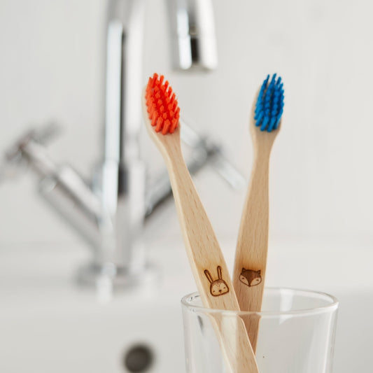 100% Plant-Based Beech Wood Toothbrush (FSC 100%)