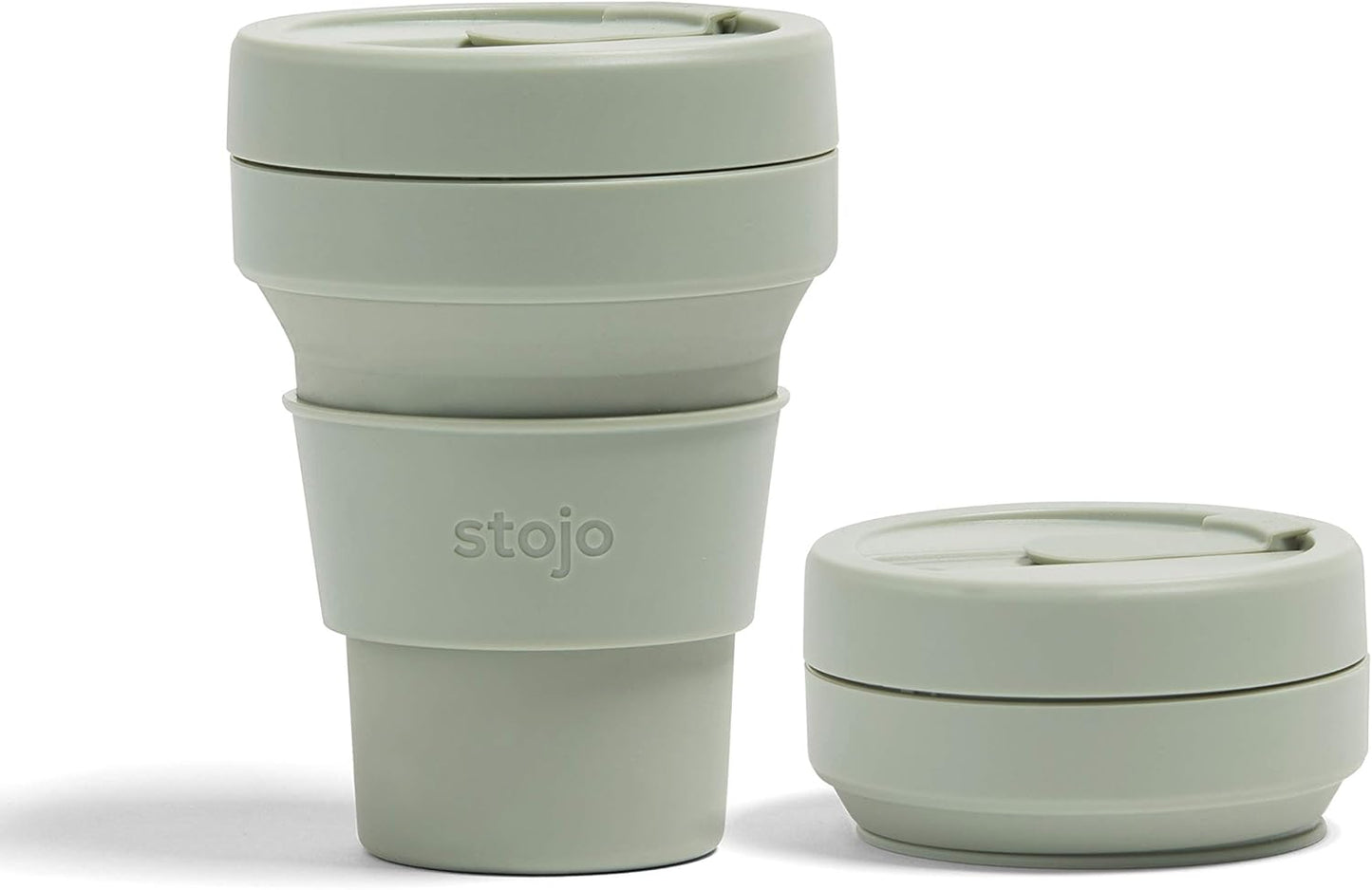 Stojo Collapsible Silicone Cup – 355 ml - Pink