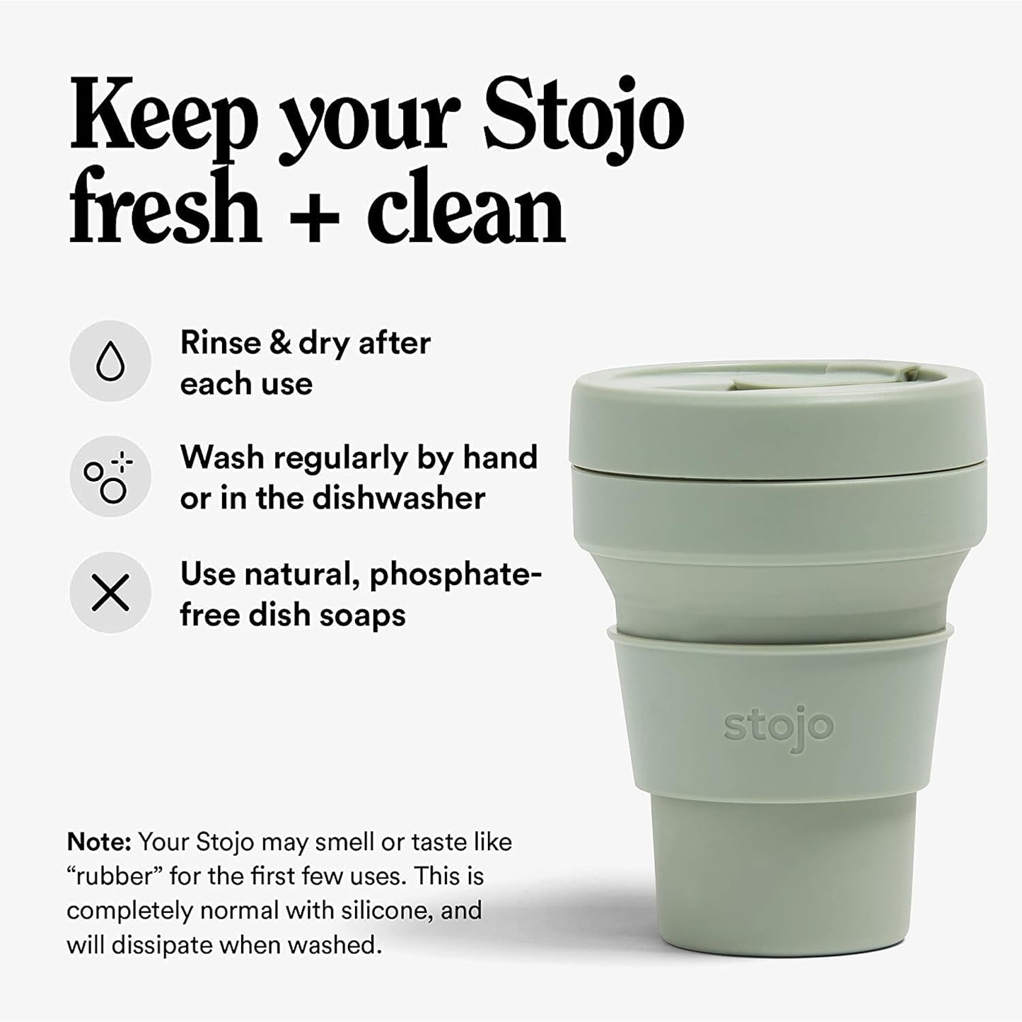 Stojo Collapsible Silicone Cup – 355 ml - Pink