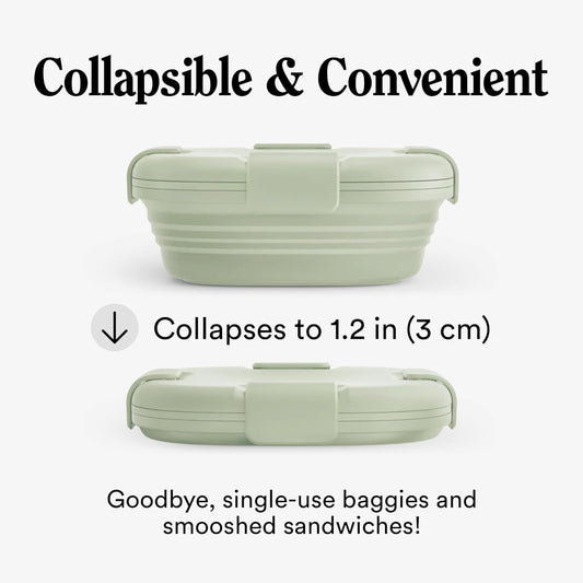 Stojo Katlanabilir Saklama Kabı 700 ml - Sage