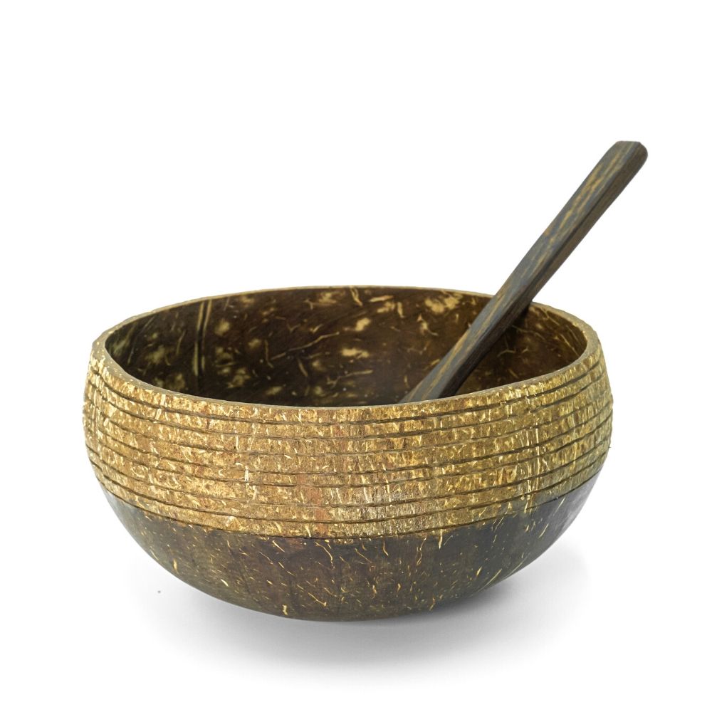 Coconut Bowl & Spoon Set